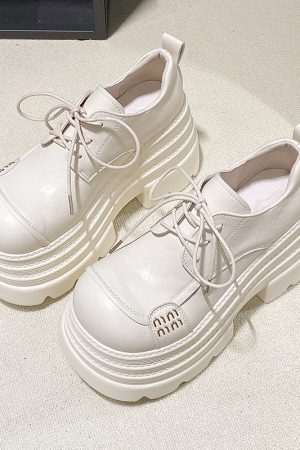 10cm Thick-Soled Women's Leather Loafers - Petite British Style Platform Shoes for Spring 2025, Trendy and Stylish