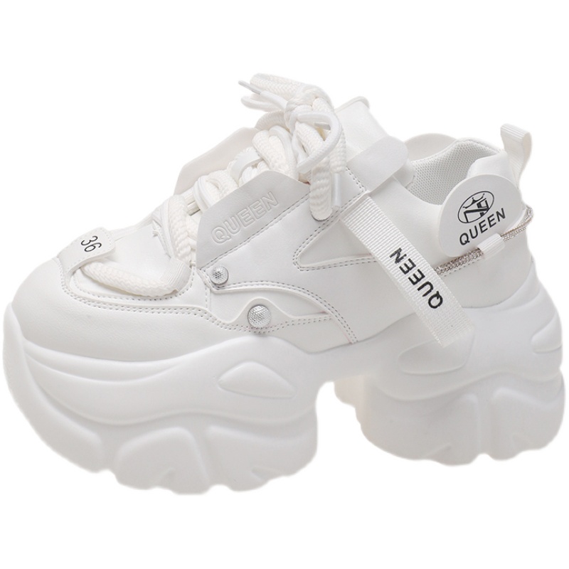 2023 Spring Women's Platform Dad Shoes - Breathable Mesh Thick Sole Casual Sneakers for Short Stature, Trendy Sports Footwear 2023 Spring Women's Platform Dad Shoes - Breathable Mesh Thick Sole Casual Sneakers for Short Stature, Trendy Sports Footwear