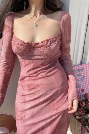 2024 Spring/Summer Fairy Dress - French Lace Corset-Style Bodycon Dress for Women - Sexy Vacation Outfit
