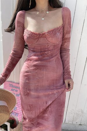 2024 Spring/Summer Fairy Dress - French Lace Corset-Style Bodycon Dress for Women - Sexy Vacation Outfit