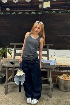 2024 Summer Retro Knitted Vest for Men and Women - American Style Unisex Base Layer Top - Trendy 90s Vintage Fashion