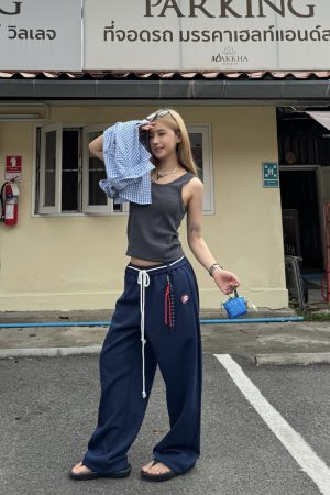 2024 Summer Retro Knitted Vest for Men and Women - American Style Unisex Base Layer Top - Trendy 90s Vintage Fashion