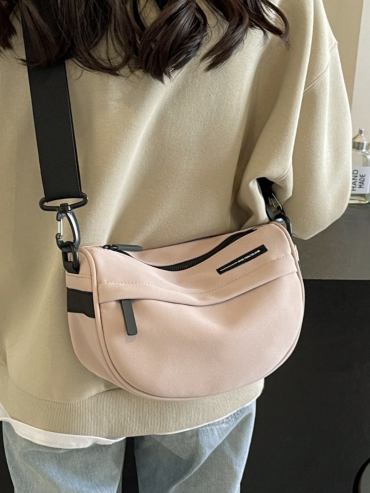 2025 Autumn Canvas Small Crossbody Bag for Women - Korean Style Casual Shoulder Pillow Bag, Versatile Fashion Accessory 2025 Autumn Canvas Small Crossbody Bag for Women - Korean Style Casual Shoulder Pillow Bag, Versatile Fashion Accessory