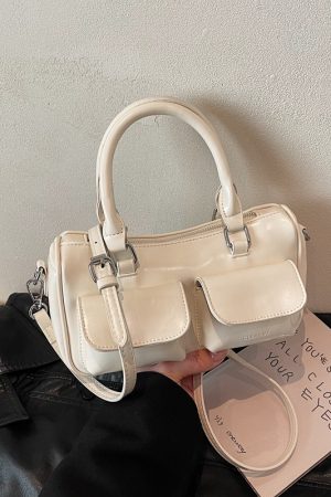2025 French Vintage Handbag for Women - Oil Wax Leather Small Square Crossbody Bag for Spring/Summer - High-End Shoulder Bag