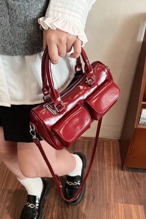 2025 French Vintage Handbag for Women - Oil Wax Leather Small Square Crossbody Bag for Spring/Summer - High-End Shoulder Bag