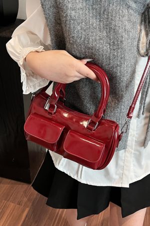 2025 French Vintage Handbag for Women - Oil Wax Leather Small Square Crossbody Bag for Spring/Summer - High-End Shoulder Bag