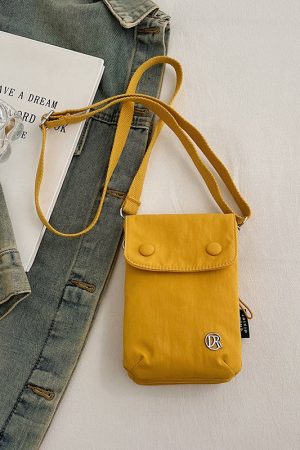 2025 Minimalist Nylon Crossbody Bag for Women - Casual Summer Small Phone Bag
