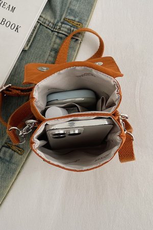 2025 Minimalist Nylon Crossbody Bag for Women - Casual Summer Small Phone Bag