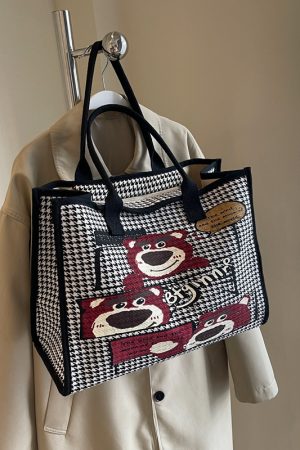 2025 New Fashion Single-Shoulder Canvas Tote Bag for Women, Large Capacity Portable Shopping and Commuting Bag