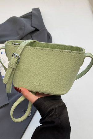 2025 New Minimalist Zipper Bucket Bag for Women - High-End Shoulder Crossbody Phone Bag, Summer Fashion Essential