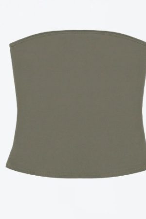 2025 New Style Pure Desire Sexy Fitness Elastic Tube Top Bustier for Women â€“ Vacation Ready Base Layer Top