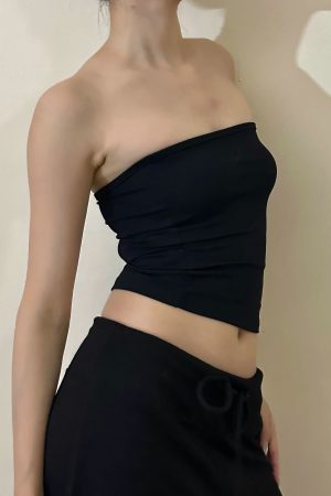 2025 New Style Pure Desire Sexy Fitness Elastic Tube Top Bustier for Women â€“ Vacation Ready Base Layer Top