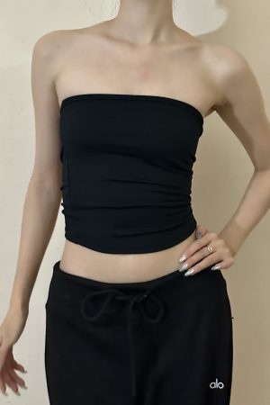 2025 New Style Pure Desire Sexy Fitness Elastic Tube Top Bustier for Women â€“ Vacation Ready Base Layer Top