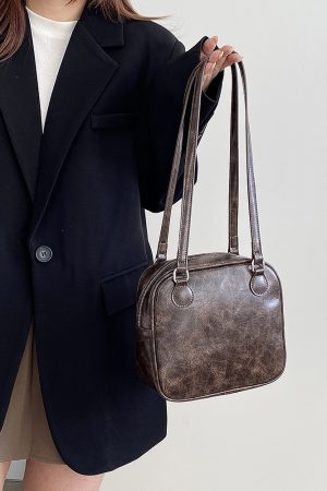 2025 New Women's Korean Retro Lightweight Small Square Bag - High-Quality Handheld Shoulder Bag for Everyday Style