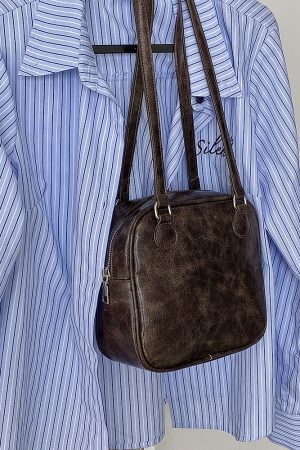 2025 New Women's Korean Retro Lightweight Small Square Bag - High-Quality Handheld Shoulder Bag for Everyday Style