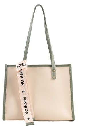 2025 Niche Shoulder Tote Bag for Women - Versatile Large Capacity Commuter Bag for College with Chic High-End Style