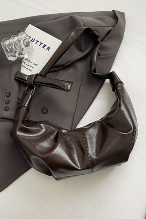 2025 Retro Fashion Large Capacity Dumpling Bag for Women - Minimalist Versatile High-End Shoulder Bag