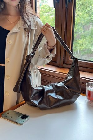 2025 Retro Fashion Large Capacity Dumpling Bag for Women - Minimalist Versatile High-End Shoulder Bag