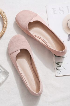 2025 Spring Sheepskin Women's Loafers - Shallow Mouth, Versatile Flat Fairy Style Evening Shoes