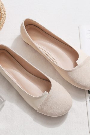 2025 Spring Sheepskin Women's Loafers - Shallow Mouth, Versatile Flat Fairy Style Evening Shoes