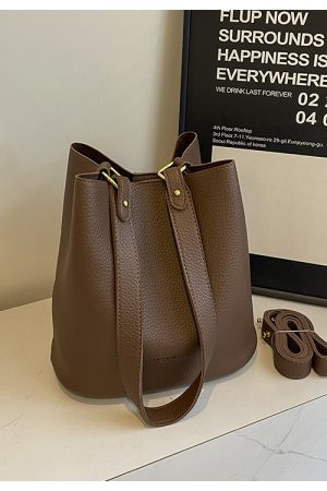 2025 Summer Fashion Women's Retro Bucket Bag - Stylish Crossbody Shoulder Bag for High-End Look