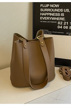 2025 Summer Fashion Women's Retro Bucket Bag - Stylish Crossbody Shoulder Bag for High-End Look