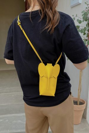 2025 Summer High-End Mini Crossbody Bag for Women - Cute Elephant Design for Coins and Mobile Phone