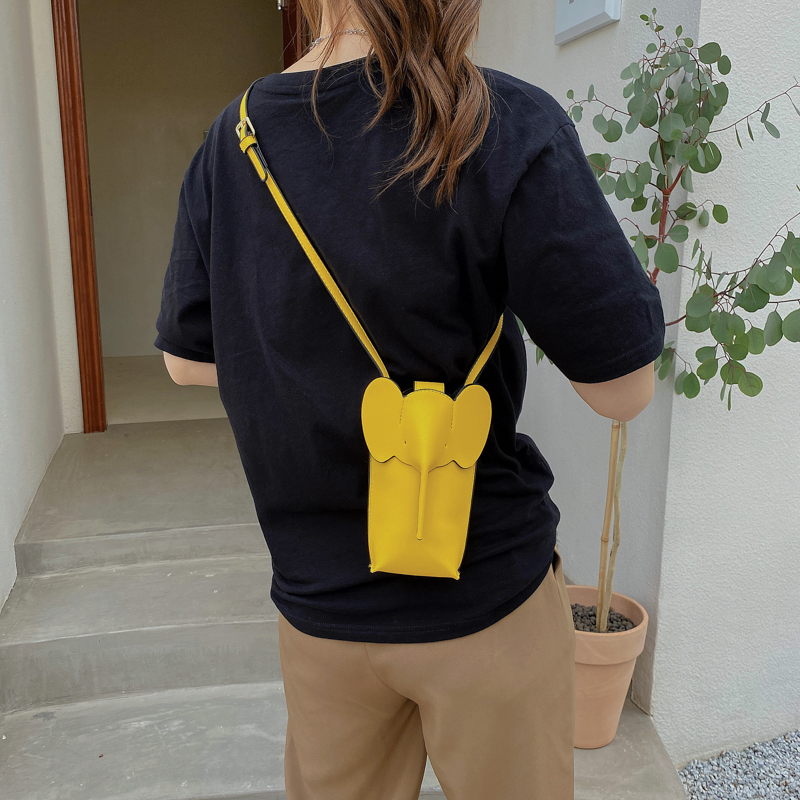 2025 Summer High-End Mini Crossbody Bag for Women - Cute Elephant Design for Coins and Mobile Phone 2025 Summer High-End Mini Crossbody Bag for Women - Cute Elephant Design for Coins and Mobile Phone