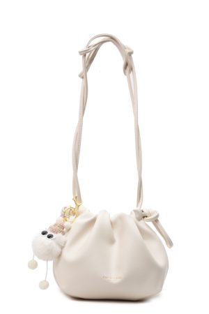 2025 Summer High-End Pleated Bucket Bag for Women - Stylish Shoulder Crossbody Phone Bag