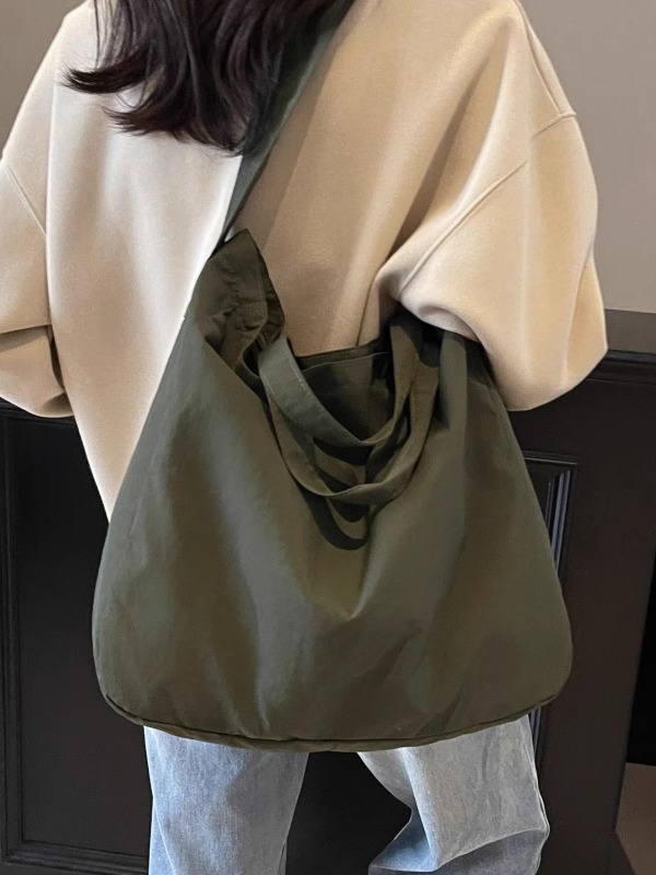 2025 Summer Large Capacity Nylon Crossbody Tote Bag for Women - Stylish Relaxed Shoulder Commuter Handbag 2025 Summer Large Capacity Nylon Crossbody Tote Bag for Women - Stylish Relaxed Shoulder Commuter Handbag