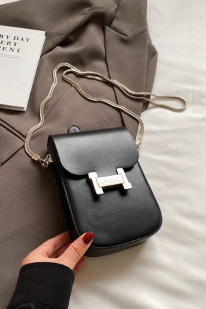 2025 Summer Mini Handbag for Women - High-End Korean Style Versatile Chain Crossbody Bag for Mobile Phones