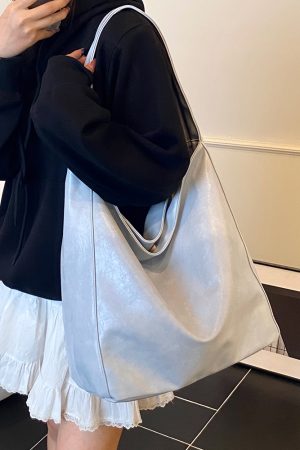 2025 Summer Minimalist Large-Capacity Tote Bag for Women, Versatile Shoulder Bag, Korean Style High-End Underarm Bag