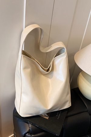 2025 Summer Minimalist Large-Capacity Tote Bag for Women, Versatile Shoulder Bag, Korean Style High-End Underarm Bag