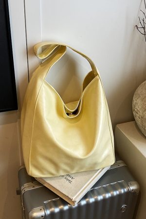 2025 Summer Minimalist Large-Capacity Tote Bag for Women, Versatile Shoulder Bag, Korean Style High-End Underarm Bag