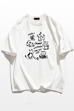 2025 Summer Plus Size Pure Cotton Loose Short Sleeve T-Shirt for Women - Casual American Style Top