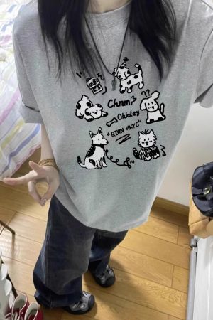 2025 Summer Plus Size Pure Cotton Loose Short Sleeve T-Shirt for Women - Casual American Style Top