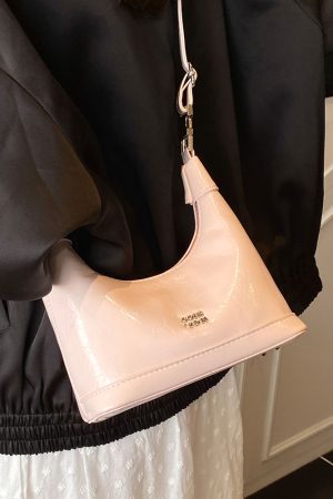 2025 Summer Versatile Oil Wax Leather Crossbody Handbag for Women - Chic Daily Commuting Dumpling Style