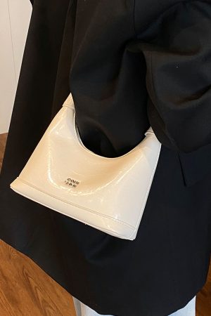 2025 Summer Versatile Oil Wax Leather Crossbody Handbag for Women - Chic Daily Commuting Dumpling Style