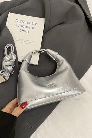 2025 Summer Versatile Oil Wax Leather Crossbody Handbag for Women - Chic Daily Commuting Dumpling Style