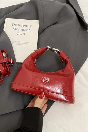 2025 Summer Versatile Oil Wax Leather Crossbody Handbag for Women - Chic Daily Commuting Dumpling Style