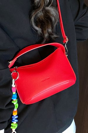 2025 Summer White Crossbody Bag - Stylish High-End Small Handbag Tote for Women, Versatile Casual Fashion Accessory