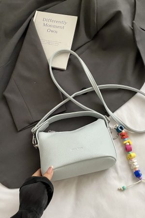 2025 Summer White Crossbody Bag - Stylish High-End Small Handbag Tote for Women, Versatile Casual Fashion Accessory
