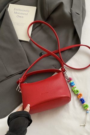 2025 Summer White Crossbody Bag - Stylish High-End Small Handbag Tote for Women, Versatile Casual Fashion Accessory