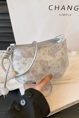 2025 Summer Women's Chinese-Style Embroidered Saddle Bag - Minimalist Casual Versatile Crossbody Bag