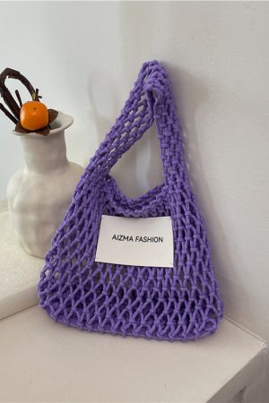 2025 Summer Woven Straw Bag for Women, Commuter Knitted Handbag, Portable Beach Tote, Vacation Essential