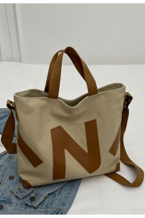 2025 Womenâ€™s Canvas Tote Bag - Large Capacity, Versatile Handbag for Students, Commuting, Shoulder and Crossbody Style