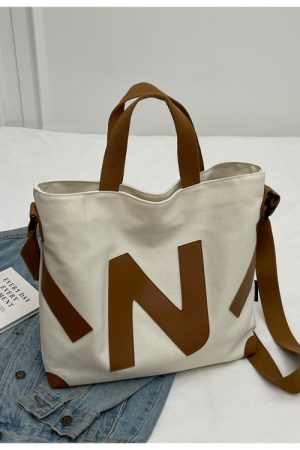 2025 Womenâ€™s Canvas Tote Bag - Large Capacity, Versatile Handbag for Students, Commuting, Shoulder and Crossbody Style