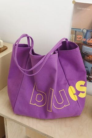 2025 Women's Casual Canvas Tote Bag - Large Capacity Shoulder Bag for Commuting, Trendy Handheld Design