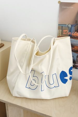 2025 Women's Casual Canvas Tote Bag - Large Capacity Shoulder Bag for Commuting, Trendy Handheld Design