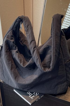 2025 Women's Casual Cotton Crossbody Bag - Large Capacity Shoulder Tote for Spring & Summer, Versatile Relaxed Style